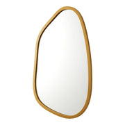 Specchio da parete asimmetrico 80 x 58 cm oro 03_0007903