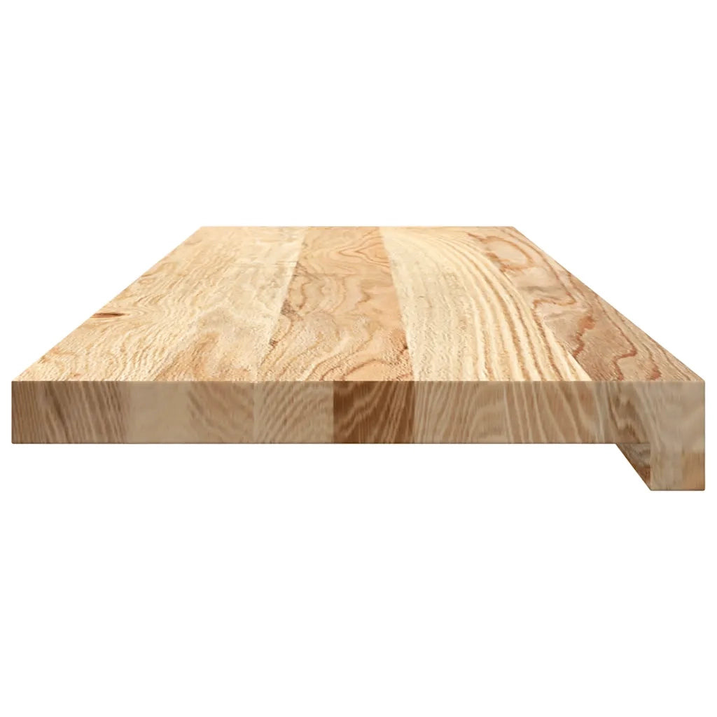Gradini 20 pz 80x25x2 cm in Rovere Massello Non Trattato