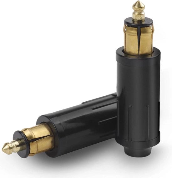 12V Accendino per Sigarette con Stoppa Europeo - 2 Connettore PSC - Sostituzione per Motocicletta e Auto DIN.