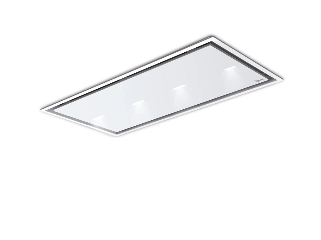 Cappa a soffitto da incasso GEA FLAT cm 120X60 - Bianca spot light - 800 m3/h