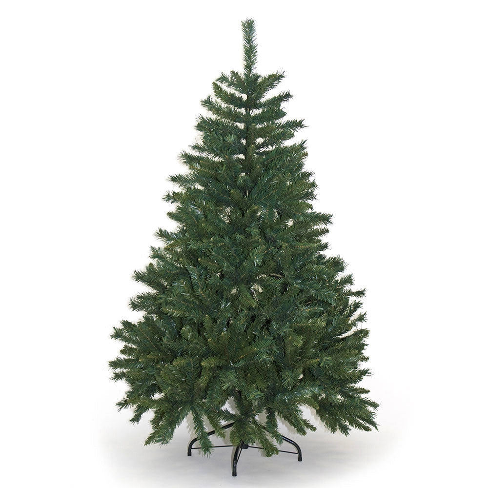 Albero di Natale Artificiale Alpino Verde Ignifugo 663 Rami Altezza 150Cm