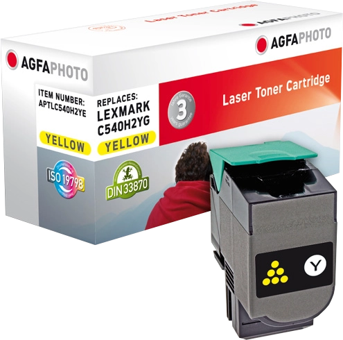 ORIGINAL Agfa Photo toner giallo APTLC540H2YE ~2000 Seiten Agfa Photo C540H2YG
