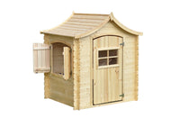 Casetta legno per bambini -  L112xL146xA152cm/ 1,1m2 - Timbela M550-1