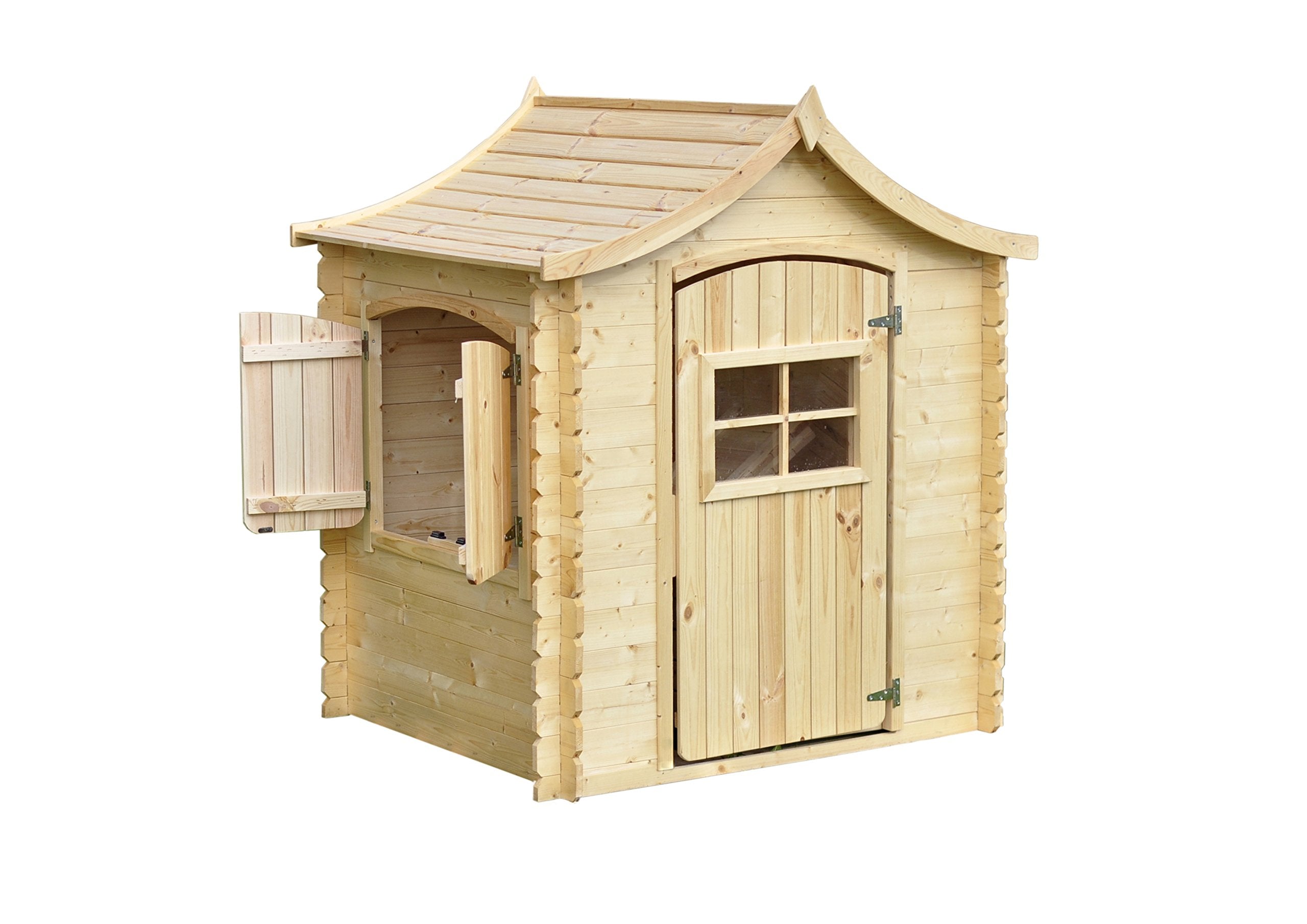 Casetta legno per bambini -  L112xL146xA152cm/ 1,1m2 - Timbela M550-1