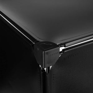 Scarpiera in plastica sistema con 6 ripiani per armadietti 24 paia nero 13_0000254_2