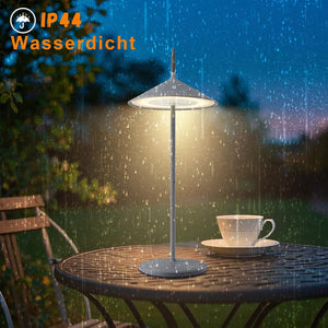 ZMH Lampada da tavolo LED moderna ricaricabile touch dimmerabile per esterni giardino