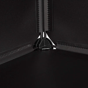 Scarpiera in plastica ripiano 18 armadietti sistema a innesto ante storage nero 13_0001631_3