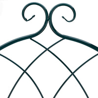 Recinzione a traliccio per piante rampicanti ad arco da giardino in ferro set da 2 verde 13_0002896_5