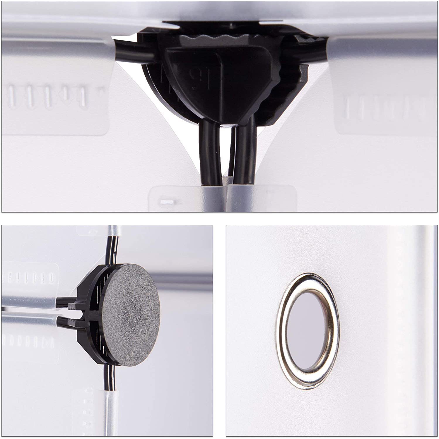 Ripiano portaoggetti 9 armadi con ante modulari in plastica Montaggio fai da te plug in libreria trasparente 13_0001190