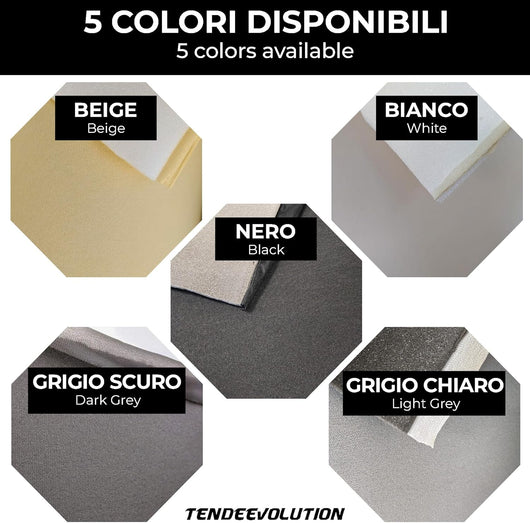 Vellutino Accoppiato 2 Corpi - Colore Bianco - Rivestimento per Sedie, Divani, Poltrone e Imbottiture Nautiche - Vendita al Metro