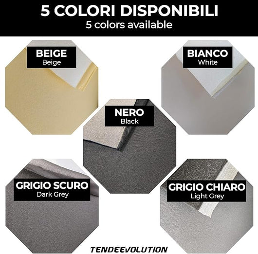 Vellutino Accoppiato 2 Corpi - Colore Grigio Chiaro - Rivestimento per Sedie, Divani, Poltrone e Imbottiture Nautiche - Vendita al Metro