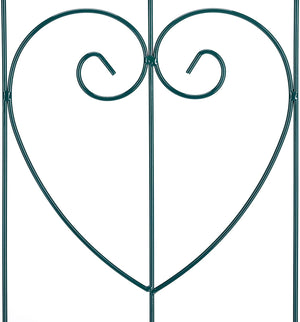 Recinzione a traliccio per piante rampicanti ad arco da giardino in ferro set da 2 verde 13_0002896