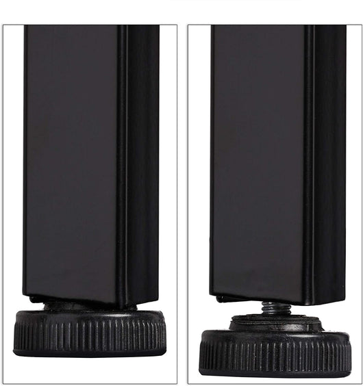 Mensola da terra con pianta da soggiorno a 4 piani 136 cm marrone e nero 13_0001202_2