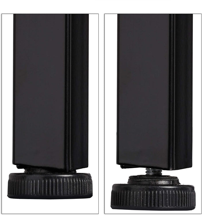 Mensola da terra con pianta da soggiorno a 4 piani 136 cm marrone e nero 13_0001202_2