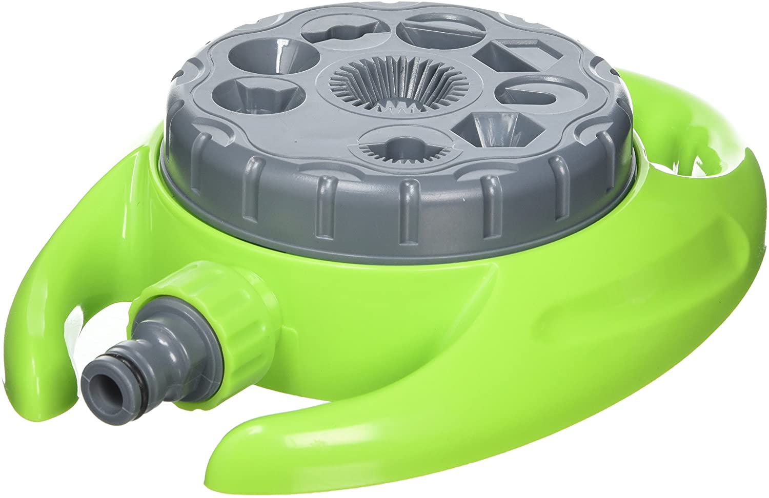 Annaffiatore irrigatore spruzzatore a disco con 9 regolazioni rotazione 360° Silverline