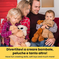 Ovatta Sintetica Imbottitura al kg | Per Cuscini, Peluche, Bomboniere | Ipoallergenica, Morbida & Resistente