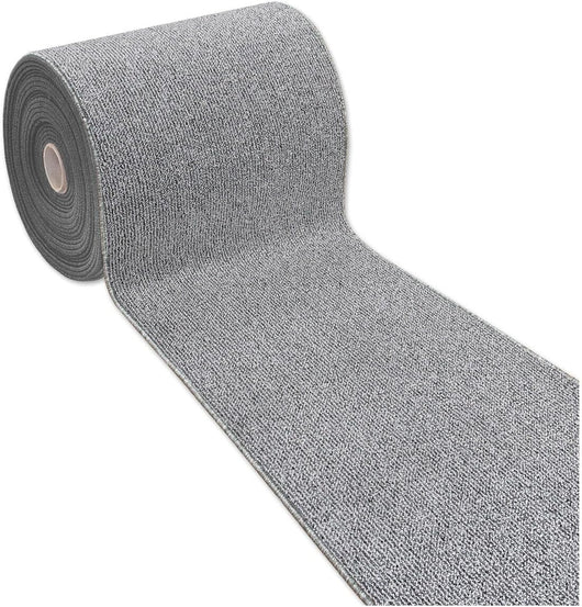 Tappeto Cucina 50x75 cm Tessitura Piatta Antiscivolo Multiuso Corsia Corridoio Made In Italy Grigio