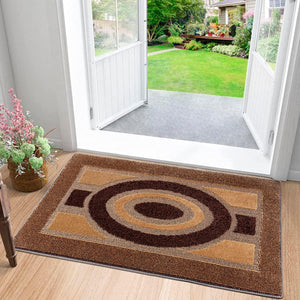 Zerbino Ingresso 50x80 cm Asciugapassi Assorbente Antiscivolo Morbido Made In Italy Marrone