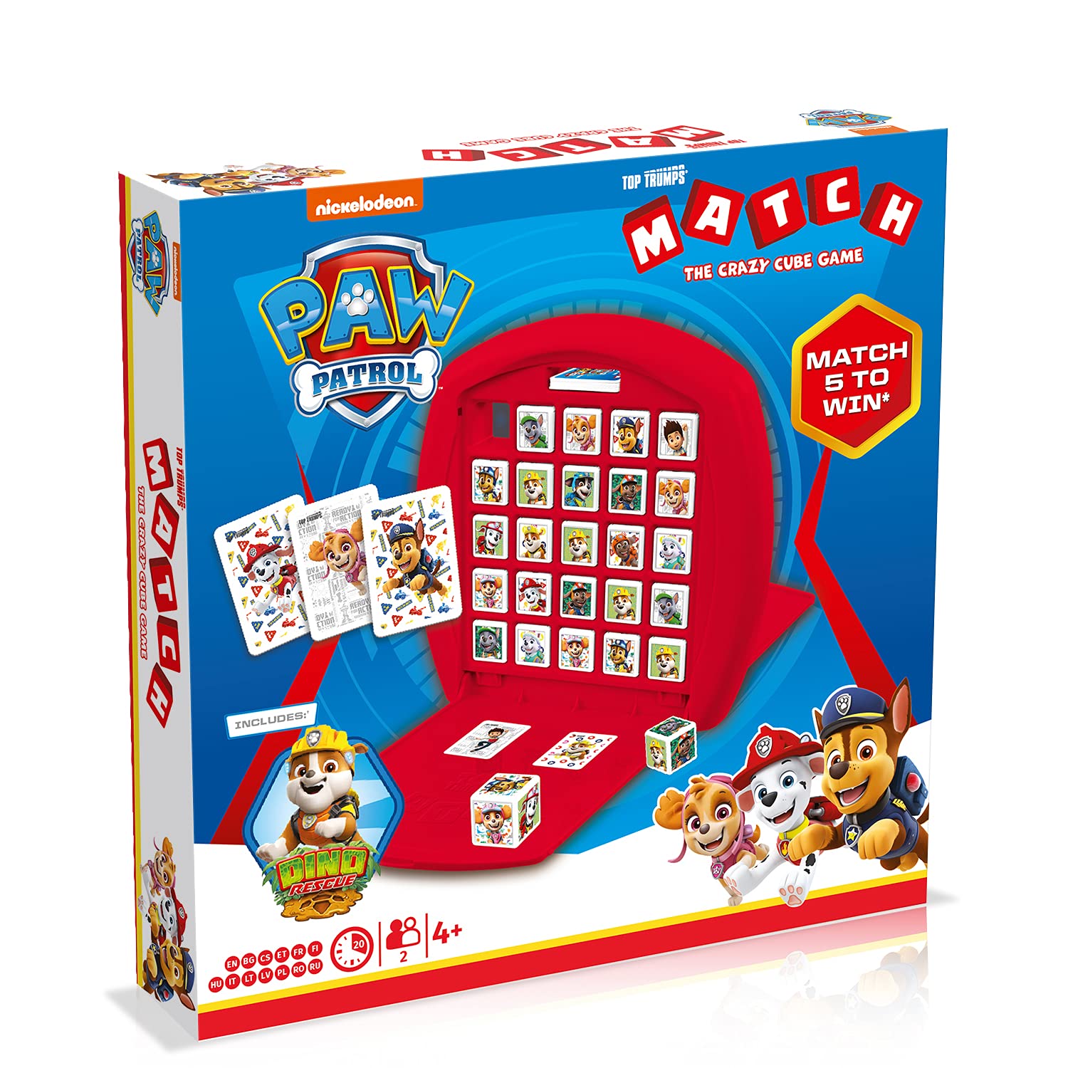 TOP TRUMPS MATCH - PAW PATROL - RED
