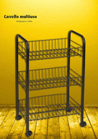 C1407117 - Carrello multiuso nero