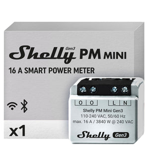 Shelly Plus PM Mini Gen 3 Relè smart mini