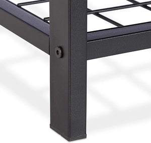 Panca portascarpe aperta sintetica supporto in rete metallica 115 cm marrone 13_0000367_3