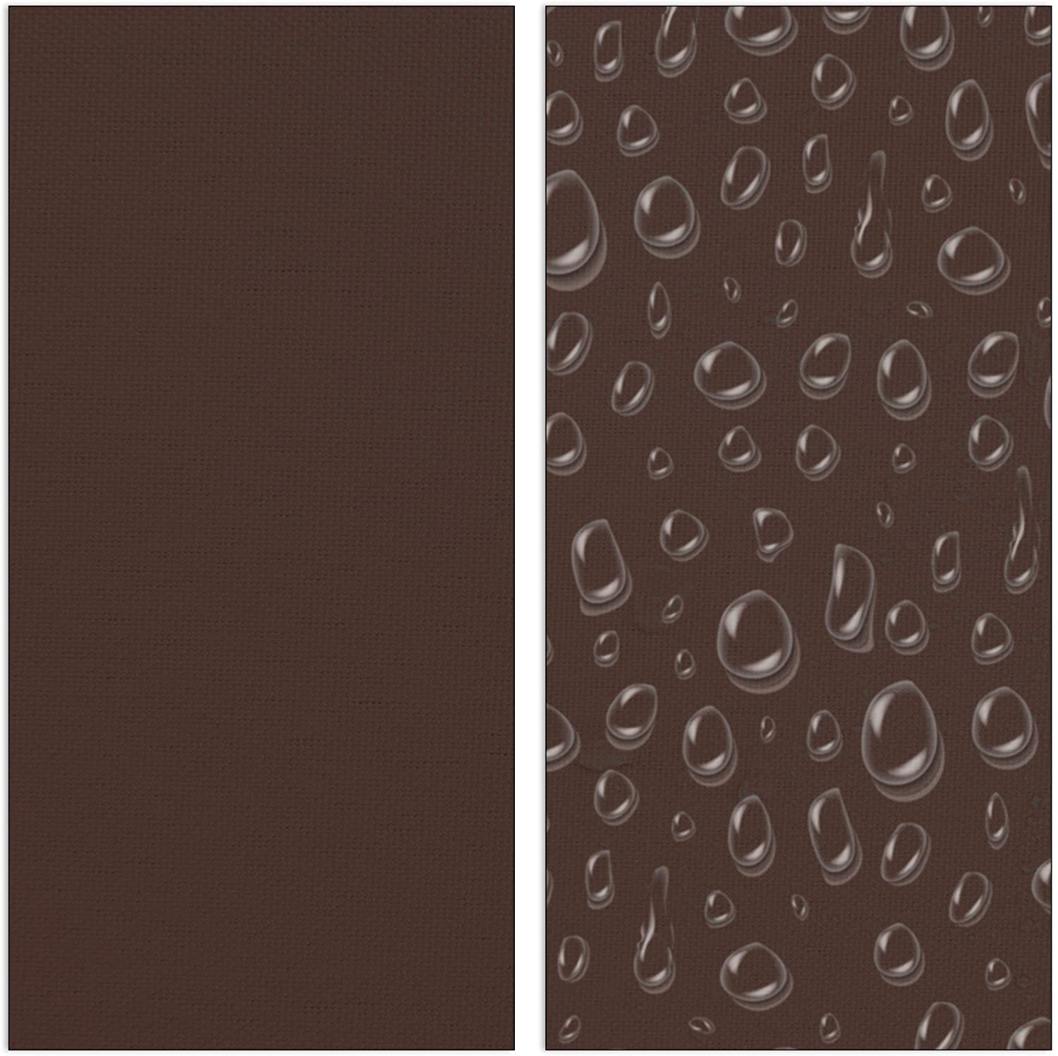 Vela ombreggiante rettangolare 3 x 4 m marrone 13_0002932_3