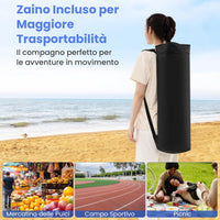 Gazebo Pop-up da Esterno 182 x 182 cm, Gazebo Pieghevole con 1 Parete Laterale, Gambe Inclinabili Regolabili e 4 Picchetti, Tendone Impermeabile per Feste, Campeggio e Picnic (Blu)