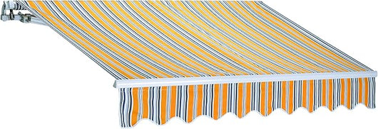 T1372012/B - Tenda da sole a barra quadra 200x300 cm riga gialla