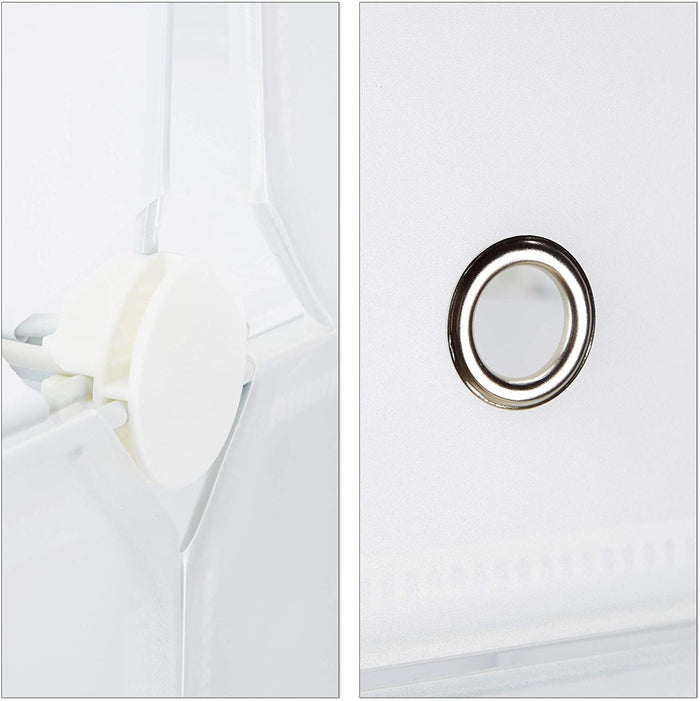 Scarpiera scaffale portaoggetti 8 scomparti bianco 13_0001632_2