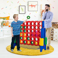 Forza 4 Gigante Mega 4 con Rete, Gioco Familiare da Interno ed Esterno per Bambini ed Adulti, 119 x 42 x 104 cm