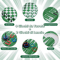 12 in 1 Set da Tavolo per Giochi Combo, Tavolo Multiuso con Calcio Balilla Air Hockey Biliardo Ping Pong Scacchi Bowling, Set Combinato per Giochi Multipli per Casa Ufficio Bar Dormitorio