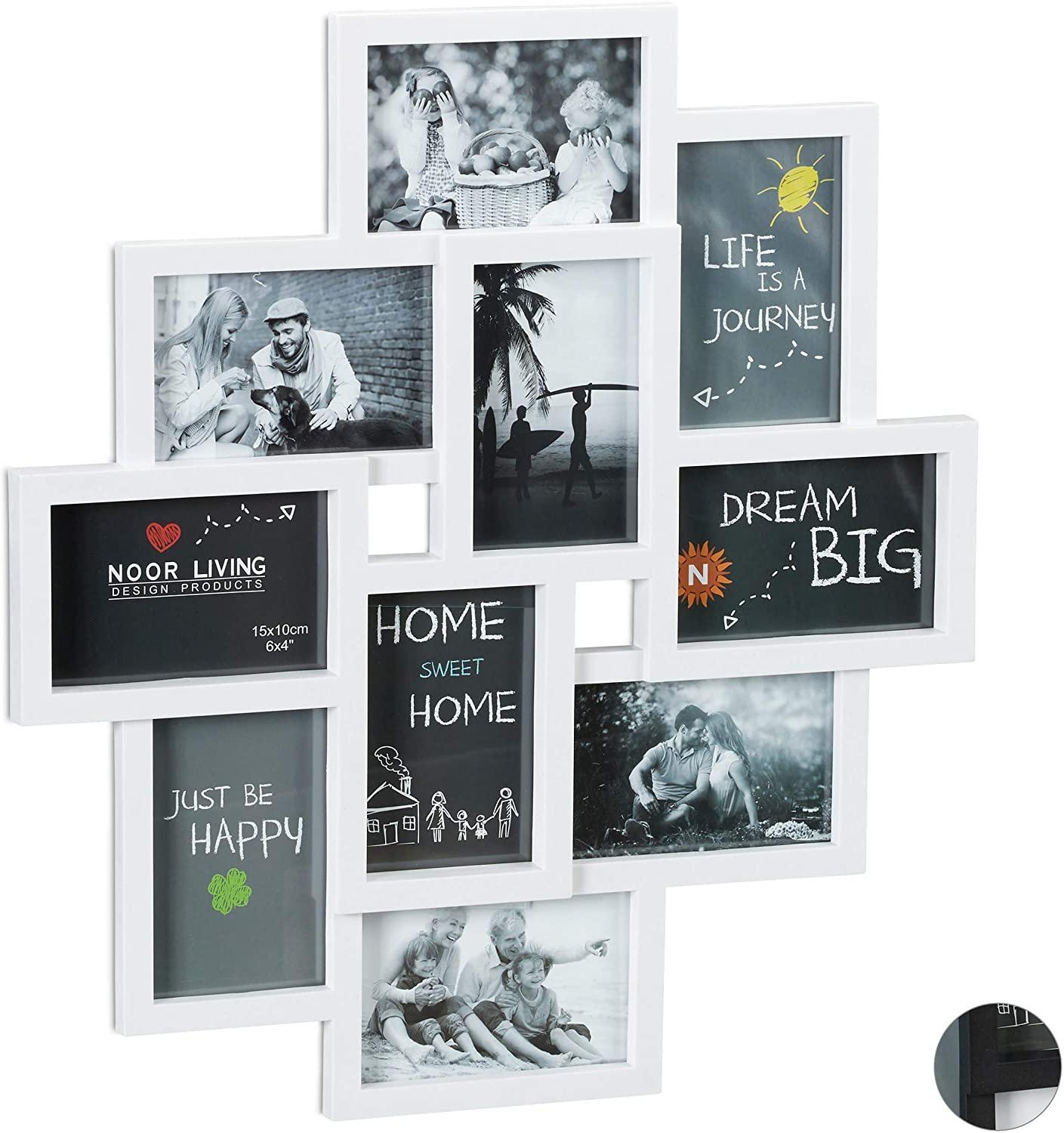 Portafoto Jumbled 10 foto bianco 13_0000599