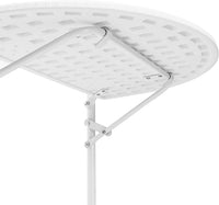 Tavolo pieghevole da balcone pieghevole 3 livelli regolabile bianco 13_0002691_3/2