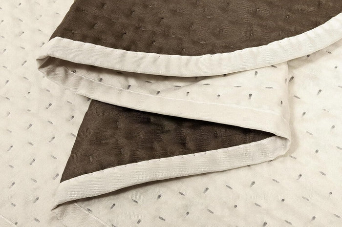 Copridivano Double Face Moderno Lavabile Fodera ProteggiDivano 4 Posti Marrone