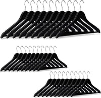 Set di 30 grucce con tacche in legno nero 13_0002499_3