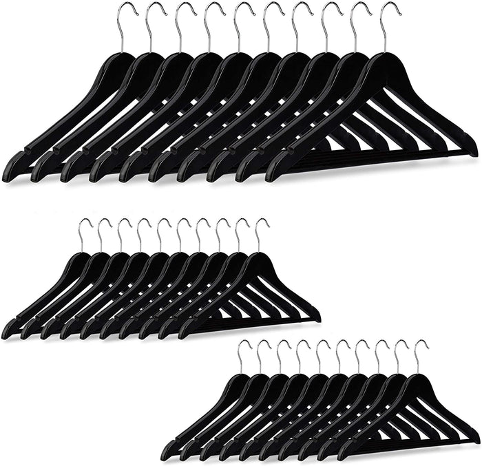 Set di 30 grucce con tacche in legno nero 13_0002499_3