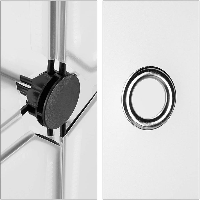 Mobile scarpiera 6 scomparti 126 cm plastica trasparente 13_0001636_3