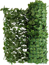 Siepe Artificiale con Foglie Edera Sintetica per Balcone Recinzioni Ringhiere Giardino (150 x 240 cm)