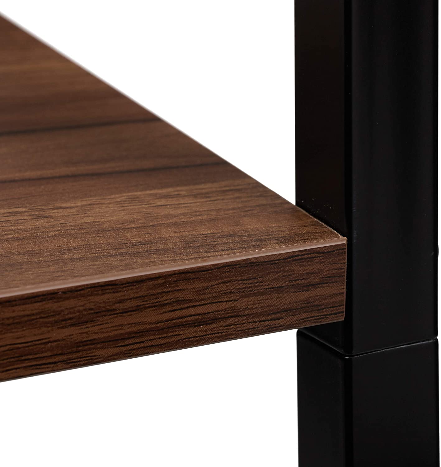 Mensola da terra con pianta da soggiorno a 4 piani 136 cm marrone e nero 13_0001202_2