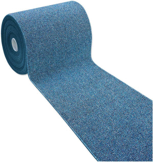 Tappeto Cucina 57x135 cm Tessitura Piatta Antiscivolo Multiuso Corsia Corridoio Made In Italy Blu