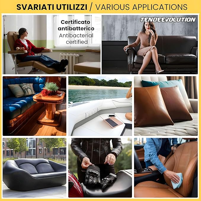 Tessuto Ecopelle Nautica Tappezzeria Alta Qualità "POPPATEX" - Colore ROSA 140 - Morbida e Resistente - Vendita al Metro - H.140