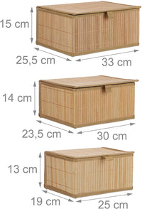 Set di 3 cestini portaoggetti decorativi in ​​bambù naturale 13_0002491_3