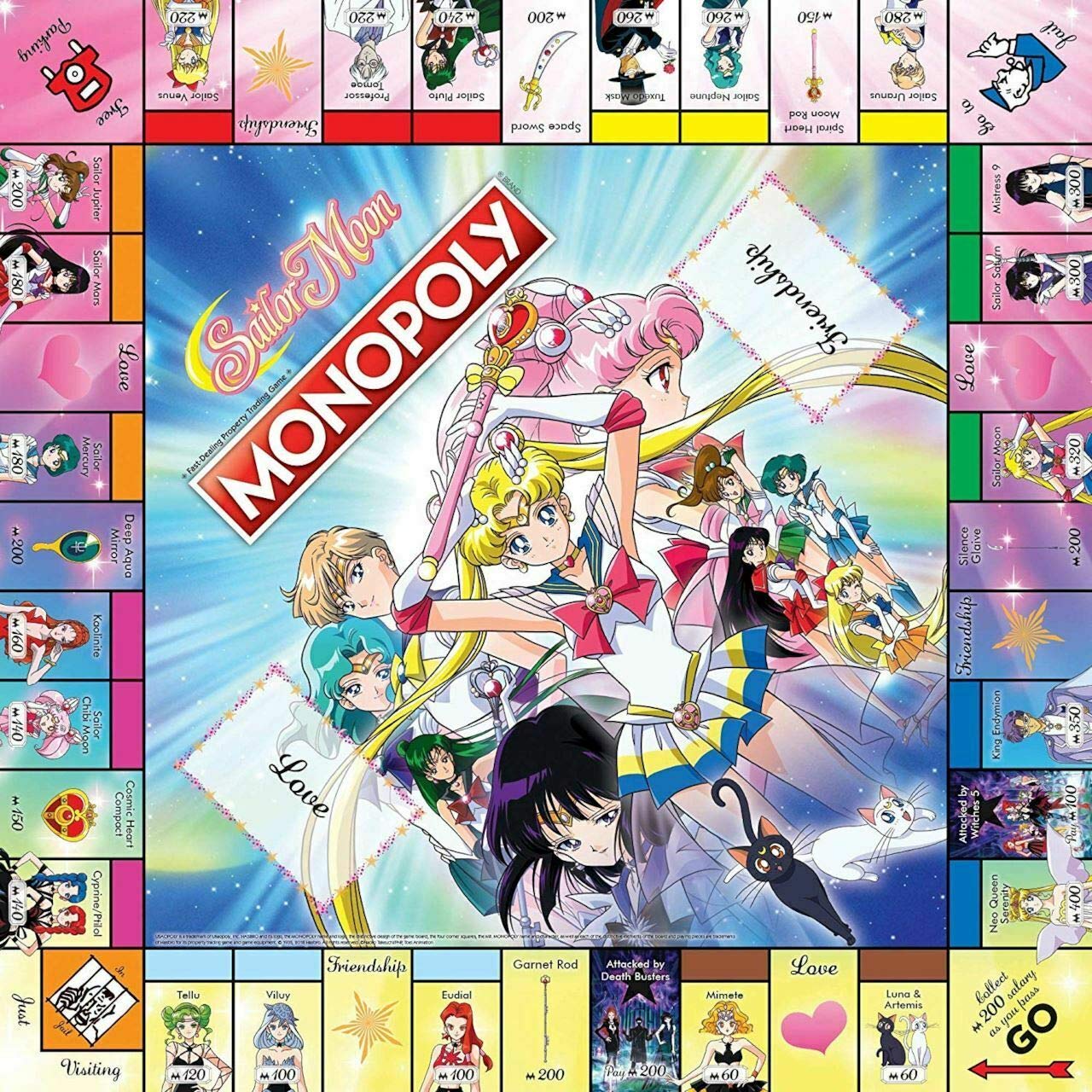 2019 Sailor Moon Monopoly - Italy