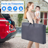 3 in 1 Culla Neonato Fianco Letto, Lettino Neonato Dondolo con Materasso, Culla Co-Sleeping Fino a 9 kg, Altezza Regolabili, Inclinazione di 10°, 84 x 59,5 x 80,5cm (Grigio Scuro)