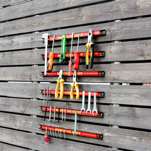 Portautensili Magnetico Composto da 3/6 Pezzi per Chiave Coltelli Cacciaviti,Capacit¨¤ Carico10 kg (6)