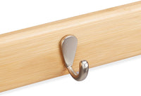 Appendiabiti da parete in bambù con 4 ganci 13_0002204