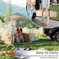 Tenda sportiva, tenda trasparente con visuale libera, telaio robusto e borsa per il trasporto, tenda da campeggio per esterni, tenda a bolla pop-up per guardare gli sport, fare il tifo, campeggiare (160 x 160 x 175 cm)