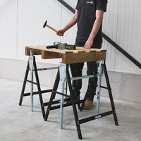 CAVALLETTO PIEGHEVOLE TELESCOPICO H:80-130cm PORTATA 180kg KRT671003 KREATOR COLTI26035