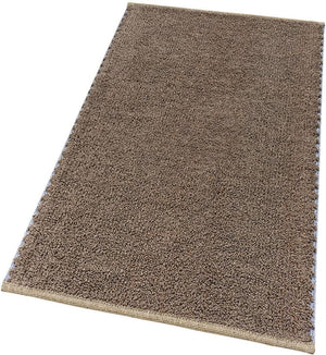 Tappeto Bagno Camera Scendiletto 60x180 cm Puro Cotone Morbido Lavabile Made In Italy Marrone